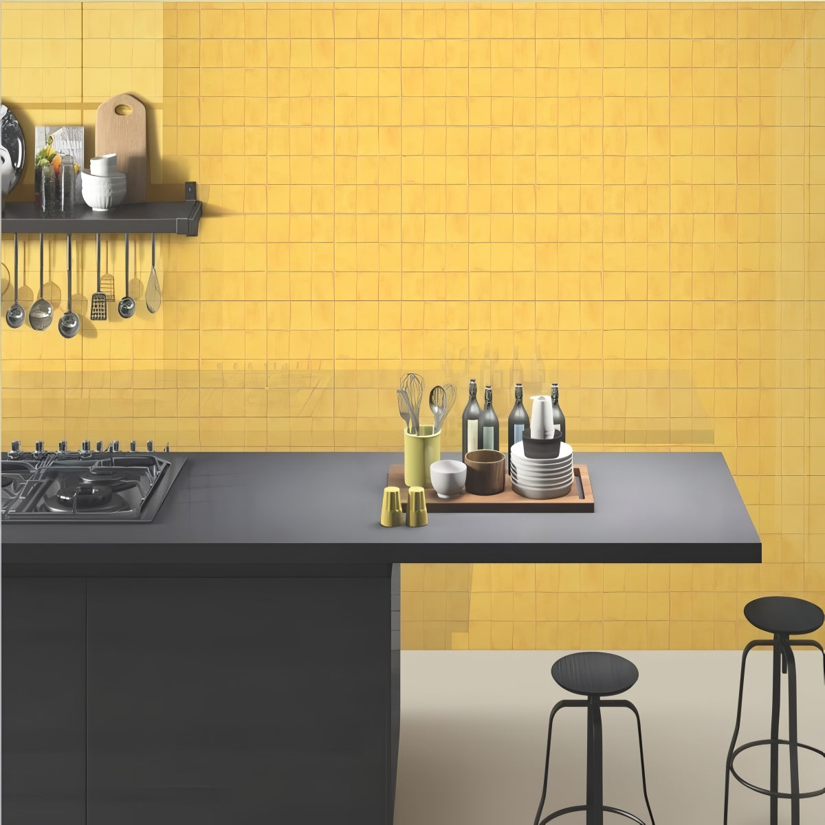 Bright Mustard Glow Subway Concept