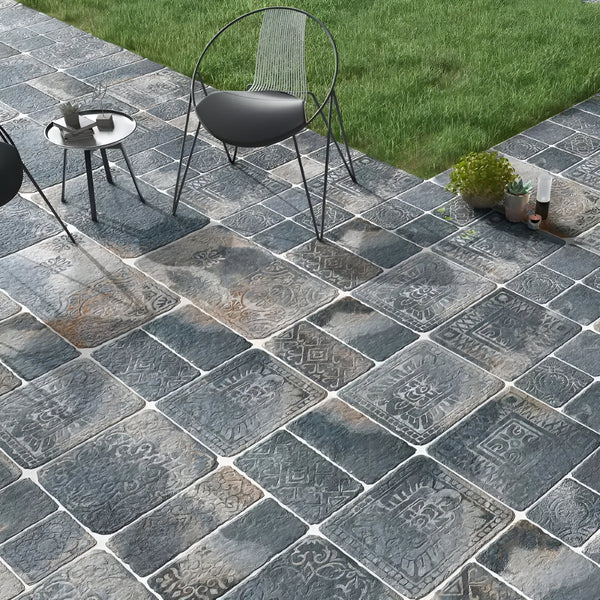 Antique Charcoal Artistic Rustic Floor Inspiration