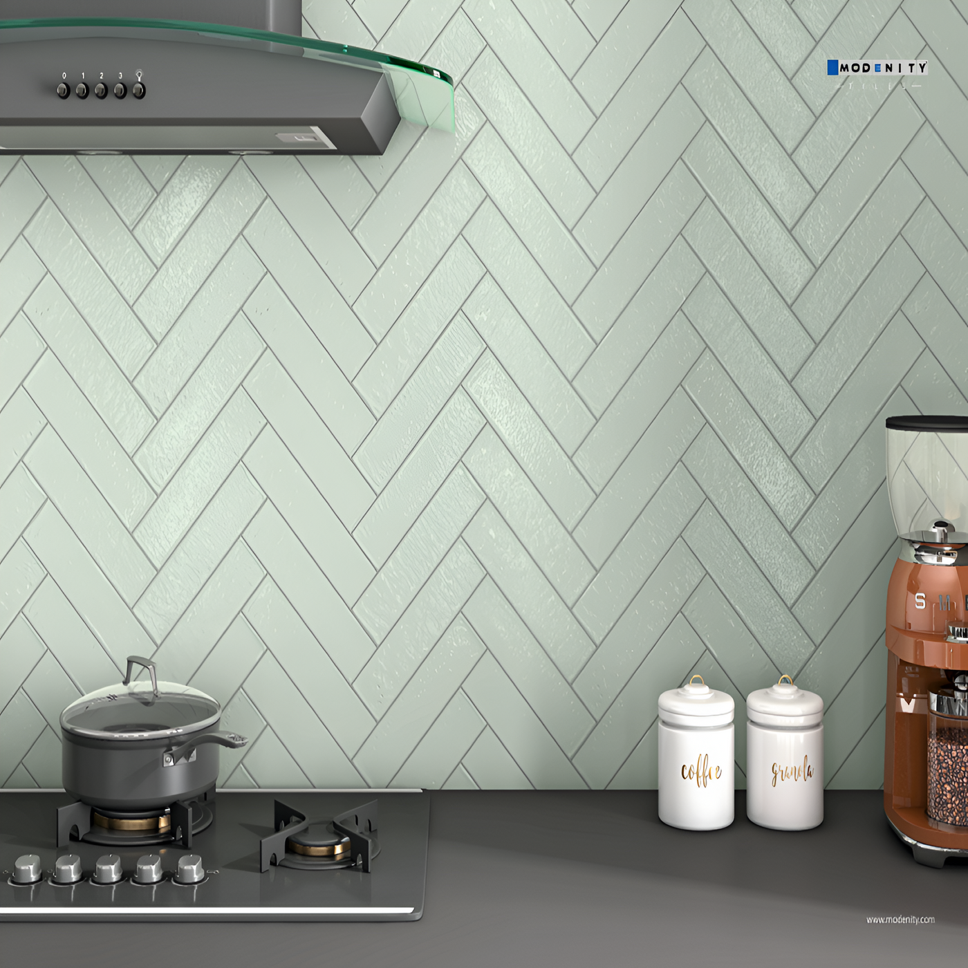 Artisan Glossy Smeraldo Green Kitchen Inspiration