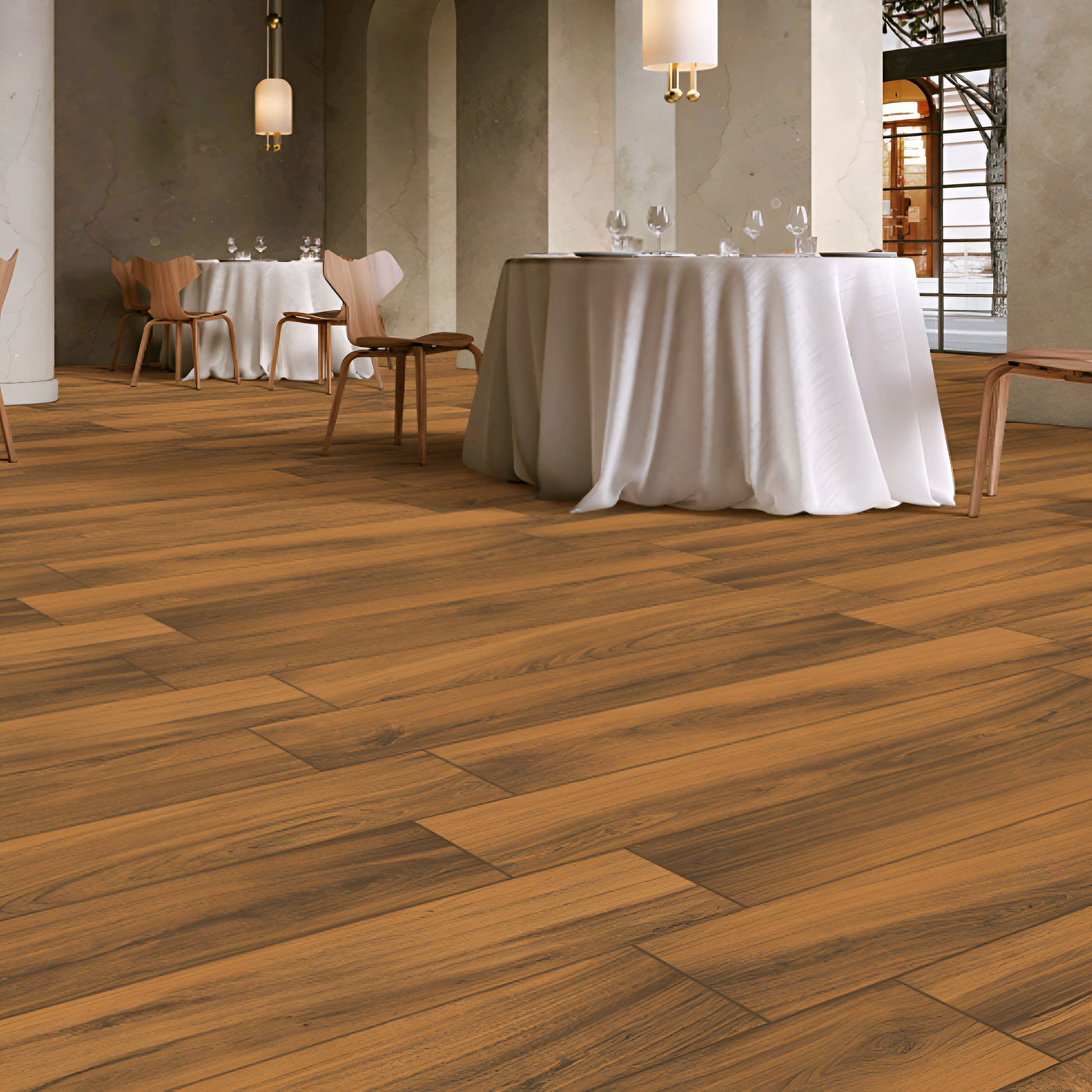 Golden Harvest Brown Wooden Plank