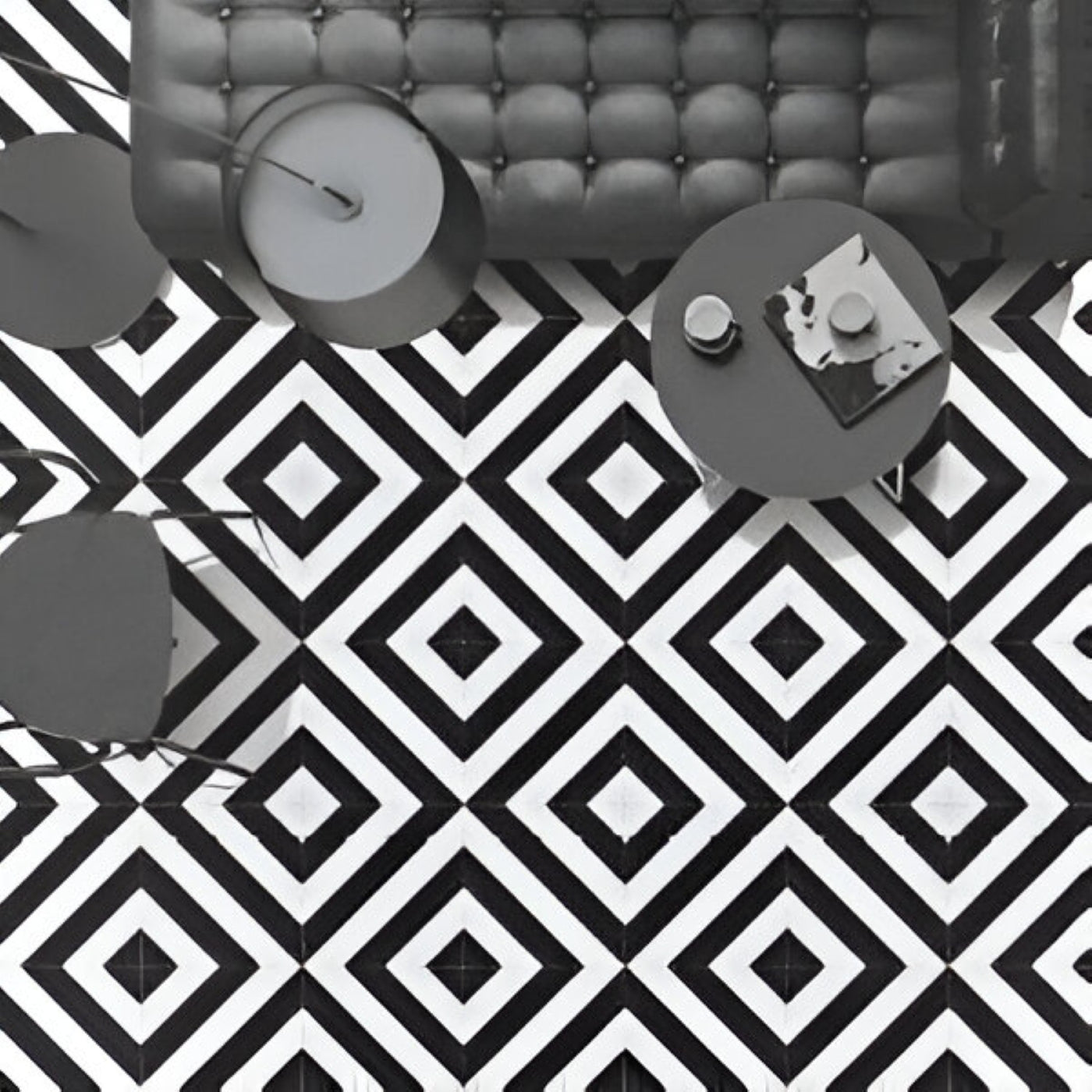Artistic Zebra Band Moroccan Living Room Inspiration