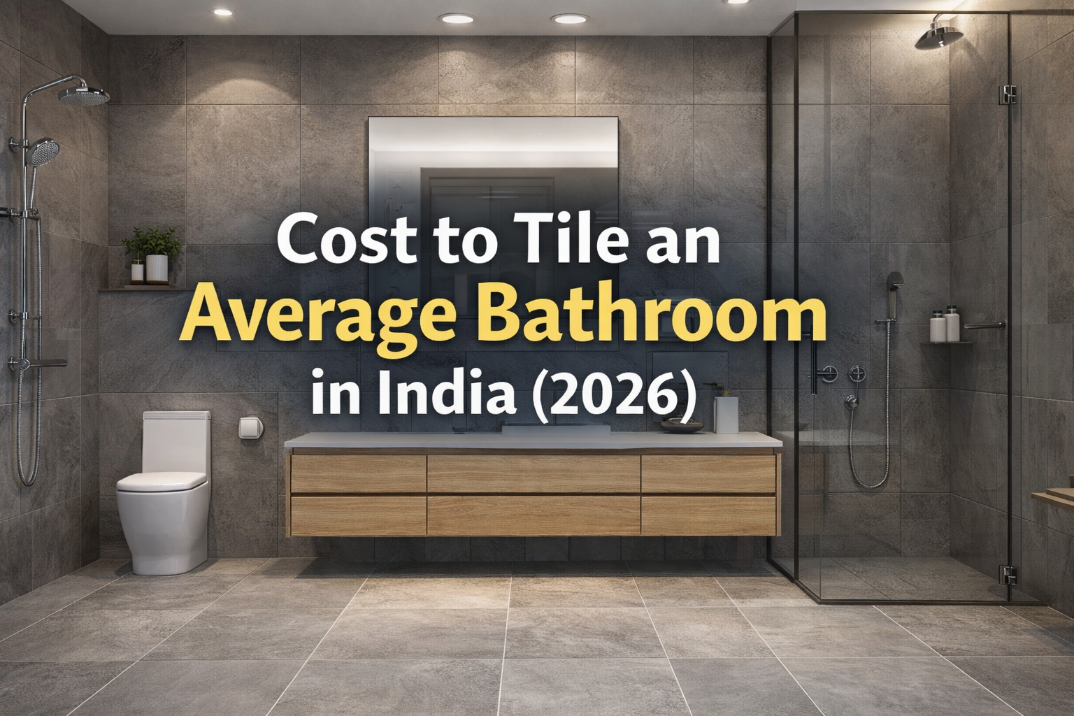 Cost to Tile an Average Bathroom in India (2026 Guide)