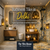 The left side shows a modern minimalist bathroom with neutral grey tiles and a backlit mirror. The right side features a vibrant traditional style with Moroccan patterned tiles and warm lantern lighting.
