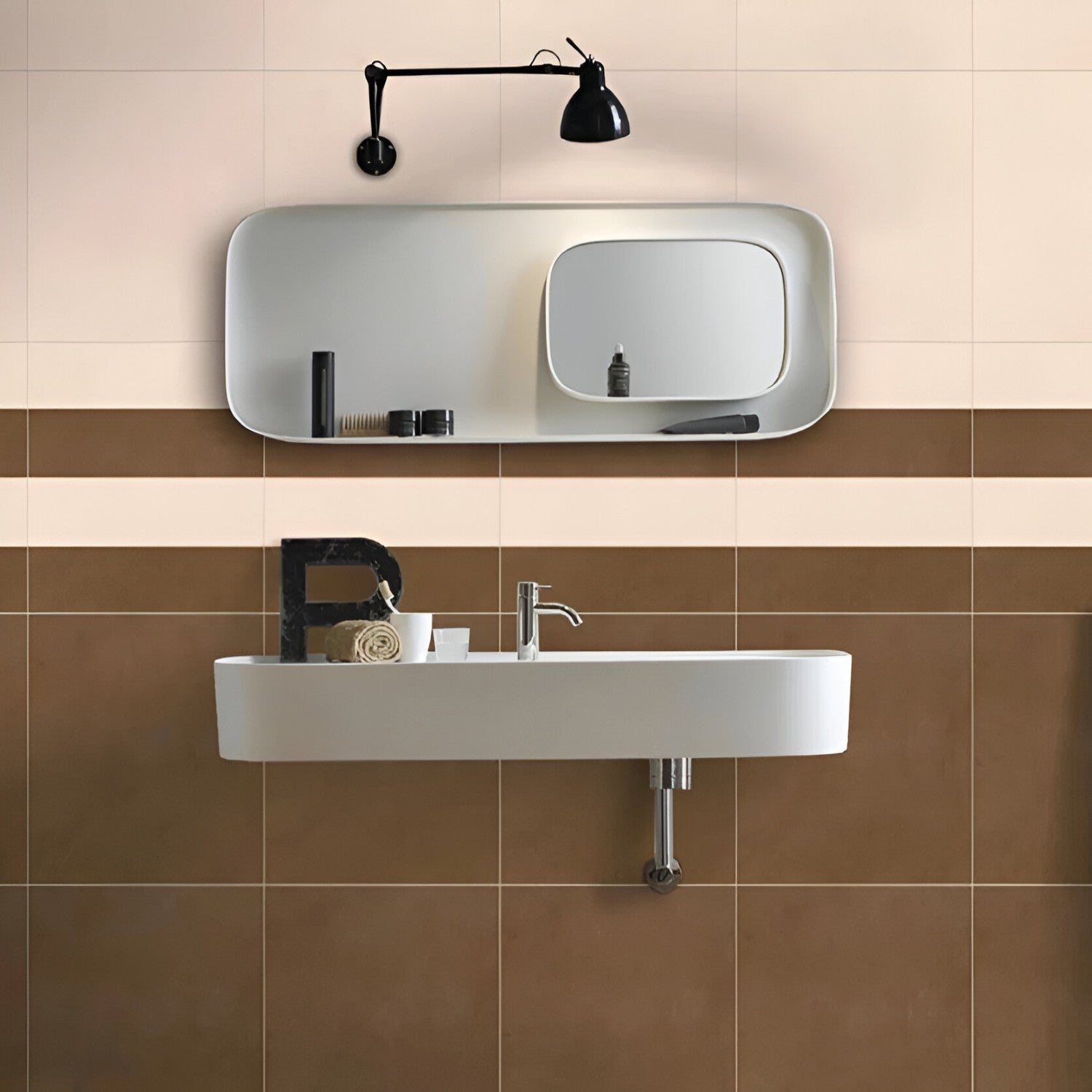 002 Plain Ceramic Tile 24x24 Inch, featuring a smooth, uniform surface in neutral tones, ideal for simple, elegant, and durable flooring or wall applications.
