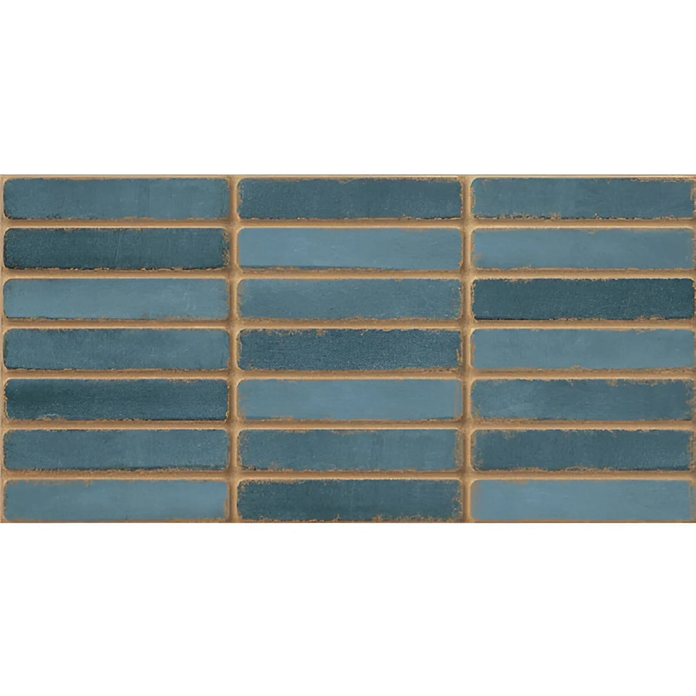 102 MN Blue Ceramic Tile 12 x 24 Inch