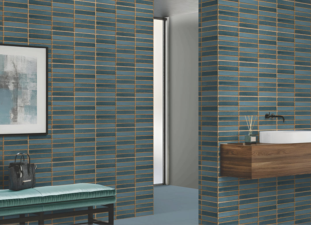 102 MN Blue Matte Ceramic Tile – 12x24 Inches for Wall Application



