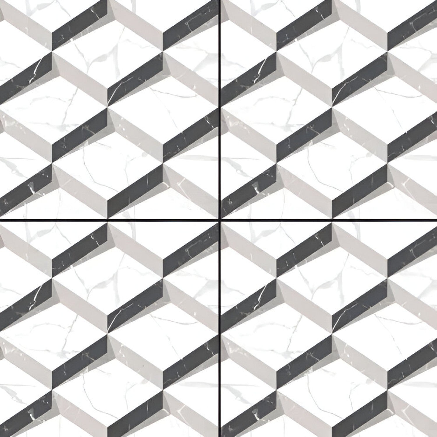 11162 Marble Ceramic Tile 24x24 Inch, featuring smooth white marble tones with subtle gray veining, ideal for sophisticated and durable flooring or wall applications.
