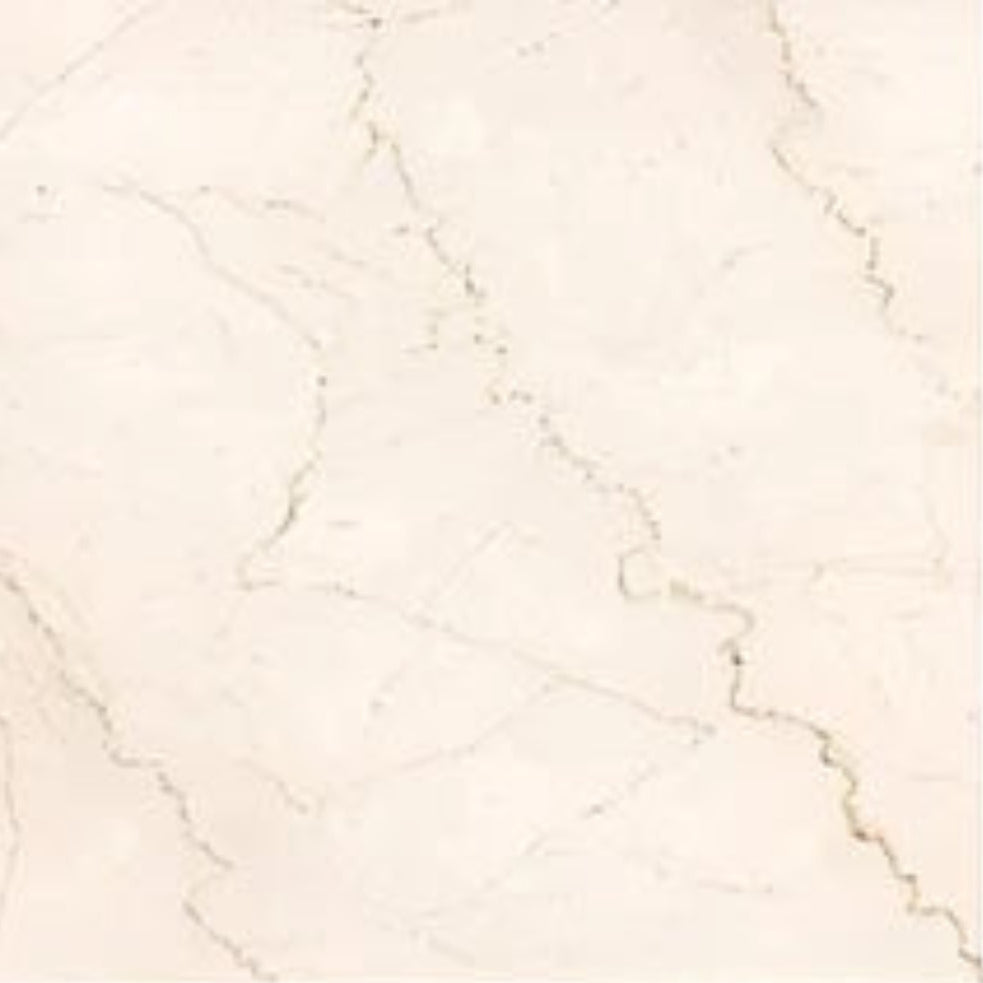 11202 Marble Ceramic Tile 24x24 Inch, featuring classic white marble patterns with subtle gray veining, perfect for elegant and durable flooring or wall applications.
