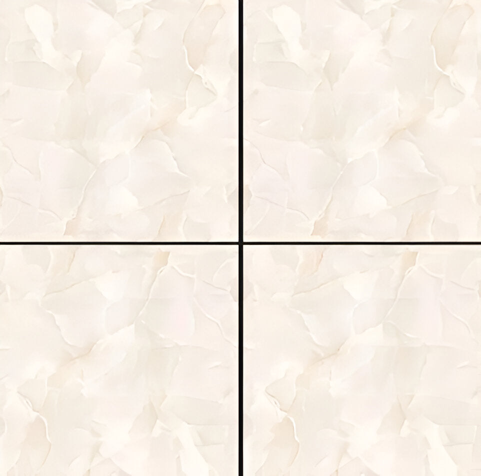 11373 Marble Ceramic Tile 24x24 Inch, featuring elegant white marble tones with delicate gray veining, ideal for sophisticated and durable flooring or wall applications.
