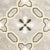 1656 Moroccan Vitrified Tile – 16x16 Inch floor tile featuring intricate Moroccan geometric and floral patterns in neutral tones, ideal for stylish and durable flooring.
