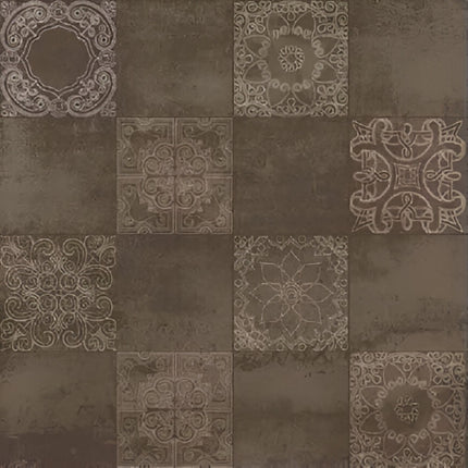 1961 Moroccan Tile – 24x24 inch ceramic tile featuring bold geometric patterns in classic Moroccan style, ideal for vibrant walls and statement flooring.