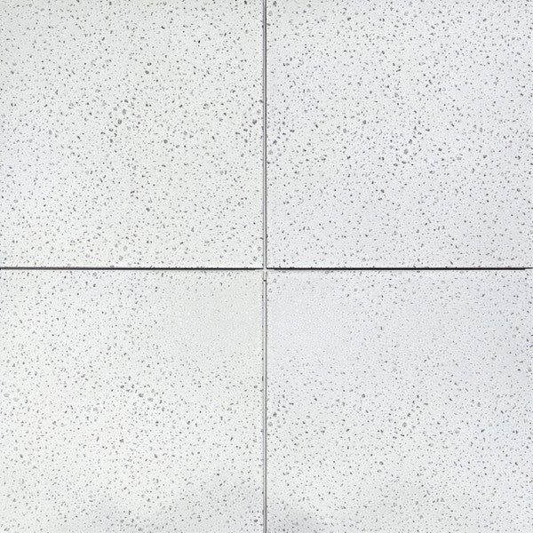 20451 Base Vitrified Tile 12x12 Inch with white-grey speckled terrazzo design