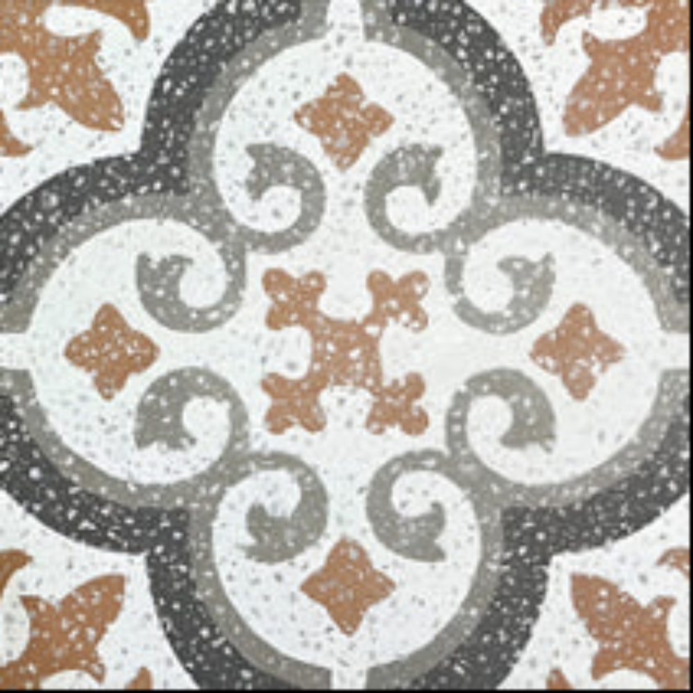 20452 terrazzo vitrified tile 12x12 inch with matt finish, featuring a terrazzo-inspired surface suitable for wall and floor applications in modern residential and commercial interiors