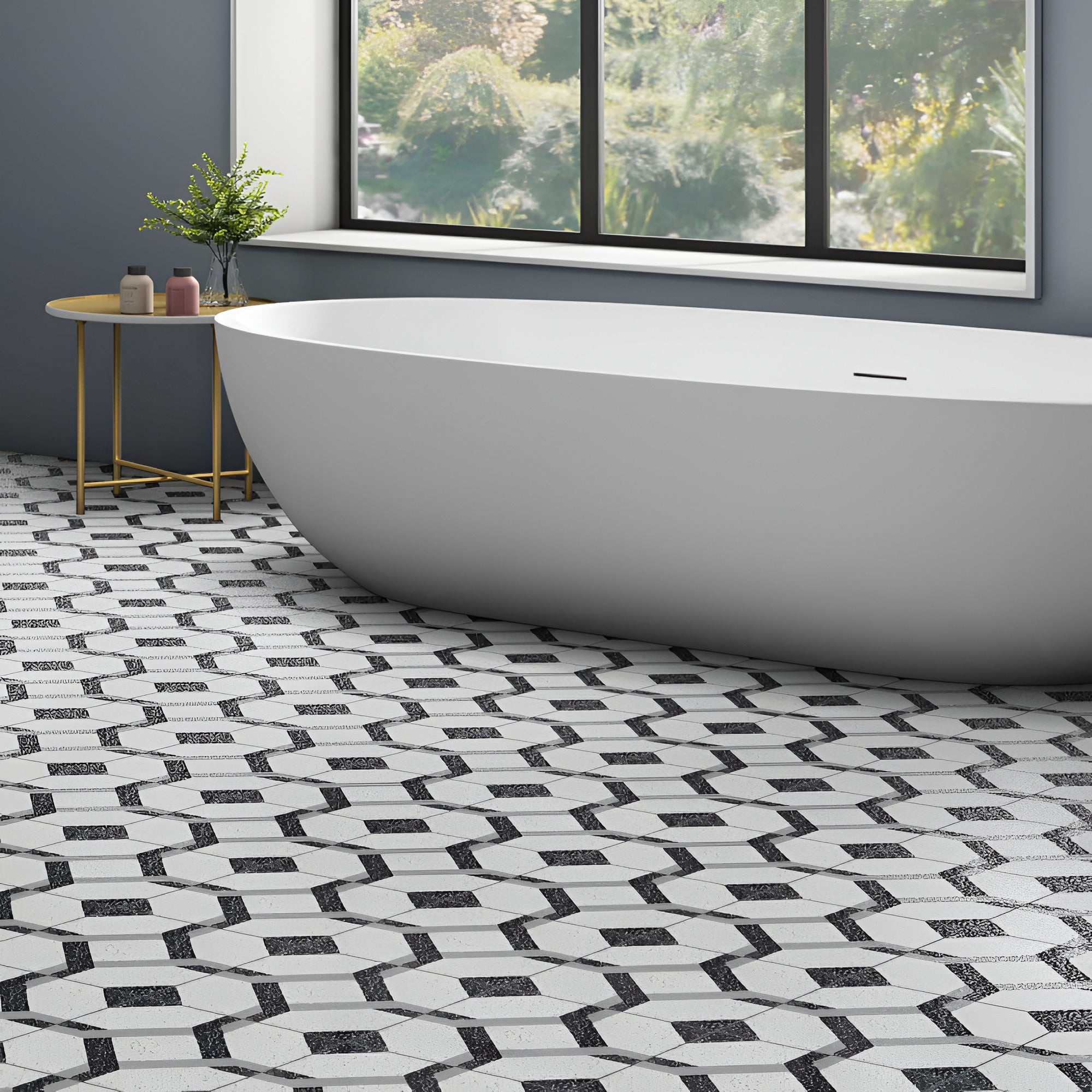20453 terrazzo vitrified tile in 12×12 inch size featuring a smooth matt finish, suitable for wall and floor installation, showcasing a refined terrazzo surface with durable vitrified construction for modern interiors.