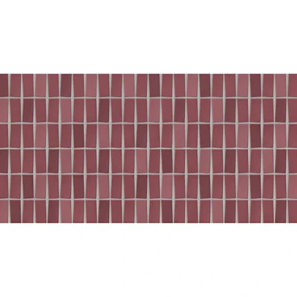 229 MN Red Ceramic Tile 12x24 inch glossy wall tile with rich red color, perfect for bold interior designs.

