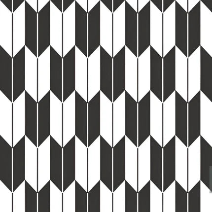 26099 Moroccan Tile – 24x24 inch ceramic tile with traditional Moroccan motifs in contrasting tones, perfect for stylish floors and accent walls.