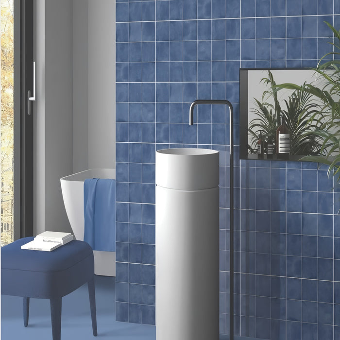 Deep Azure Glow Subway Inspiration