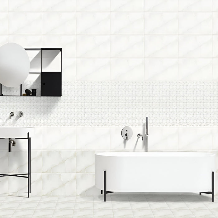 Carrara Elegance Ceramic Tile Concept