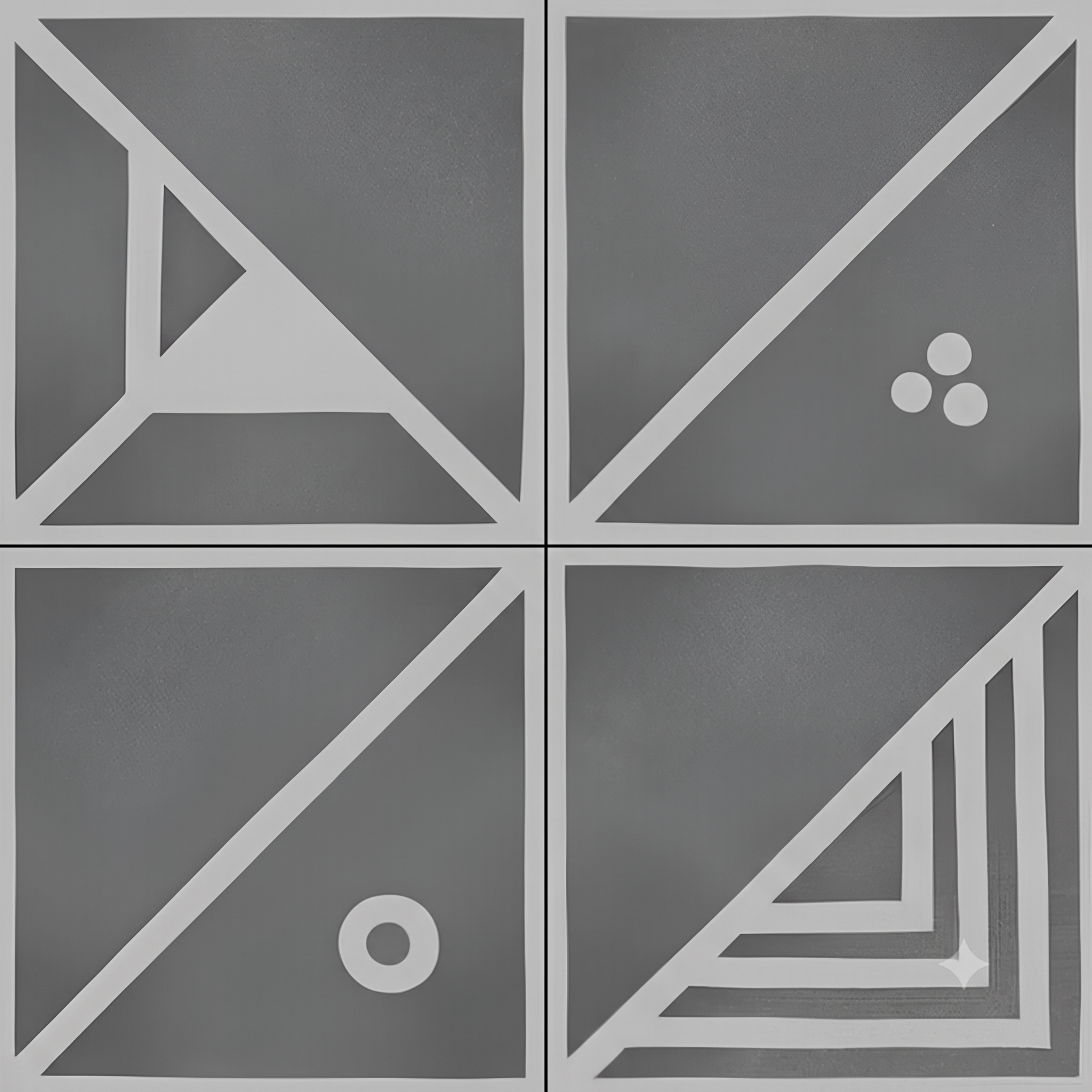 303009 Moroccan Vitrified Tile – 12×12 inch matt vitrified tile featuring a crisp white base with bold black Moroccan-rangoli geometric motifs, perfect for striking wall and floor installations.