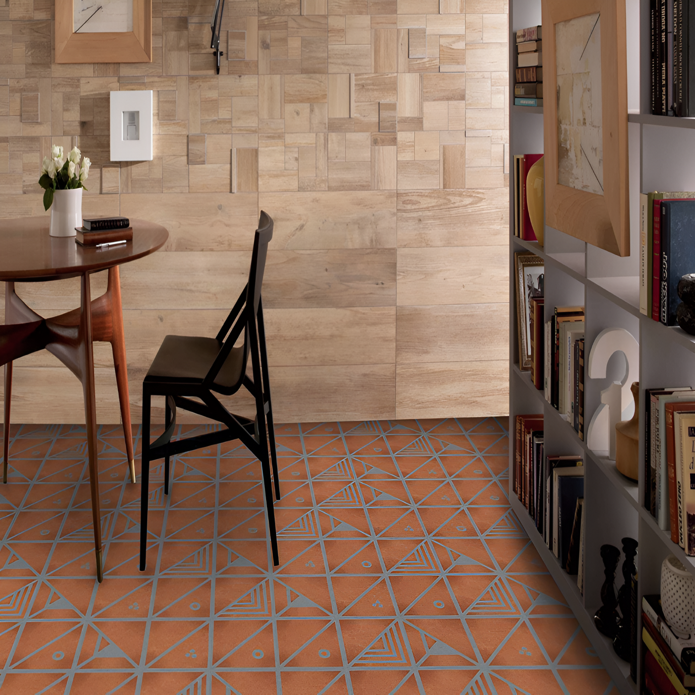 Artistic Terracotta Moroccan Cafe Floor Inspiration