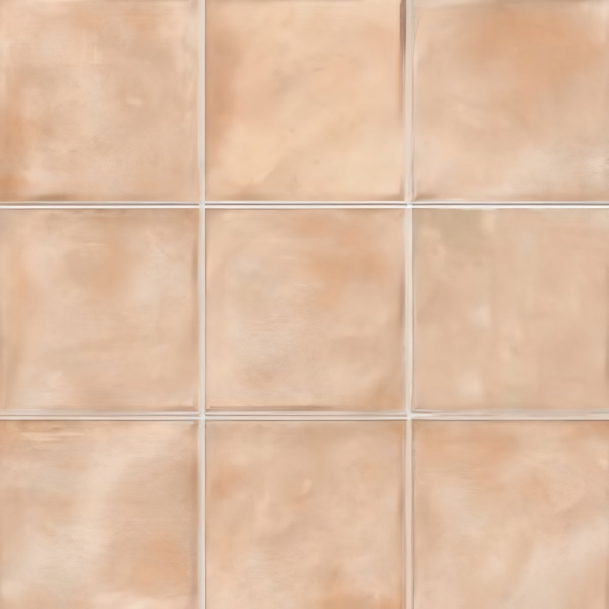 304 MN Tile 12x12 Inch – Terracotta peach matte ceramic tile with rustic finish for kitchen or bathroom walls.

