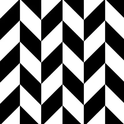 3079 Moroccan Ceramic Tile – 24x24 inch ceramic tile featuring intricate black and white Moroccan floral and geometric motifs, perfect for classic and contemporary spaces.