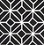 3093 Moroccan Tile – 24x24 inch ceramic tile featuring intricate black and white Moroccan patterns, perfect for stylish and statement-making floors or walls.