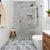 4024 F-HL Moroccan Vitrified Tile 16x16 Inch (B) featuring an intricate Moroccan and Rangoli-inspired printed pattern with a matt finish. This vitrified bathroom floor tile offers a decorative geometric design that enhances modern, traditional, and contemporary interiors. Suitable for residential bathrooms, powder rooms, wash areas, vanity spaces, and other indoor flooring applications, the tile provides excellent durability, low water absorption, scratch resistance, and easy maintenance while creating an e