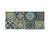 4025-HL1 Ceramic Tile 12x24 inch with modern decorative pattern and glossy finish, perfect for bathroom walls, kitchen backsplashes, and stylish residential interiors.