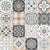 4096-AR Moroccan vitrified floor tile in 16×16 inch size featuring an intricate printed Moroccan and Rangoli inspired pattern with a smooth matt finish, ideal for elegant indoor flooring applications such as living rooms, dining areas, and decorative commercial spaces