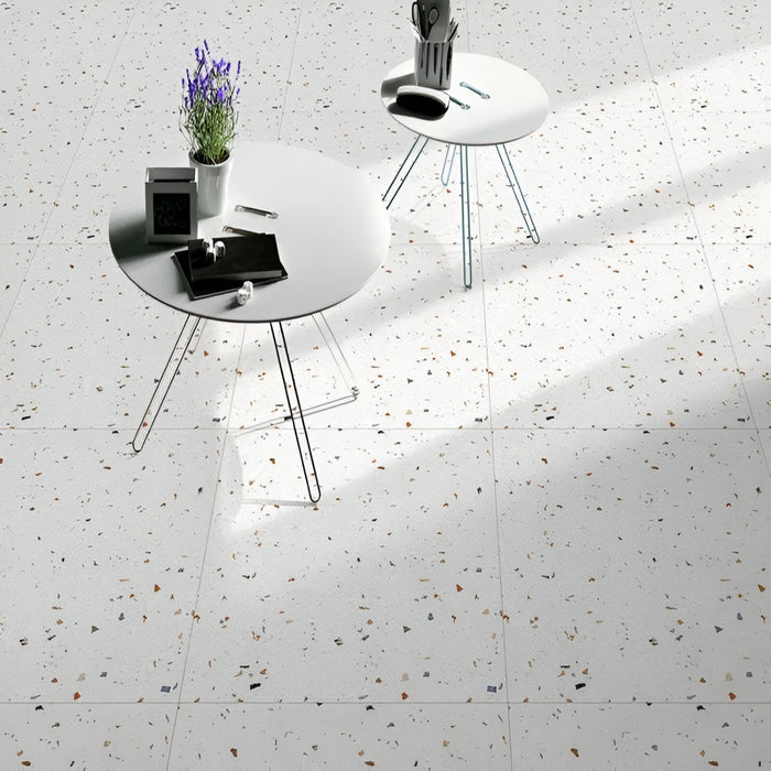 Classic Grey Terrazzo Designer Flooring Inspiration
