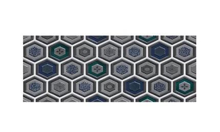 4709-HL1 Ceramic Tile 12 x 24 inch featuring a stylish decorative design, ideal for enhancing walls and floors with a modern and elegant look.
