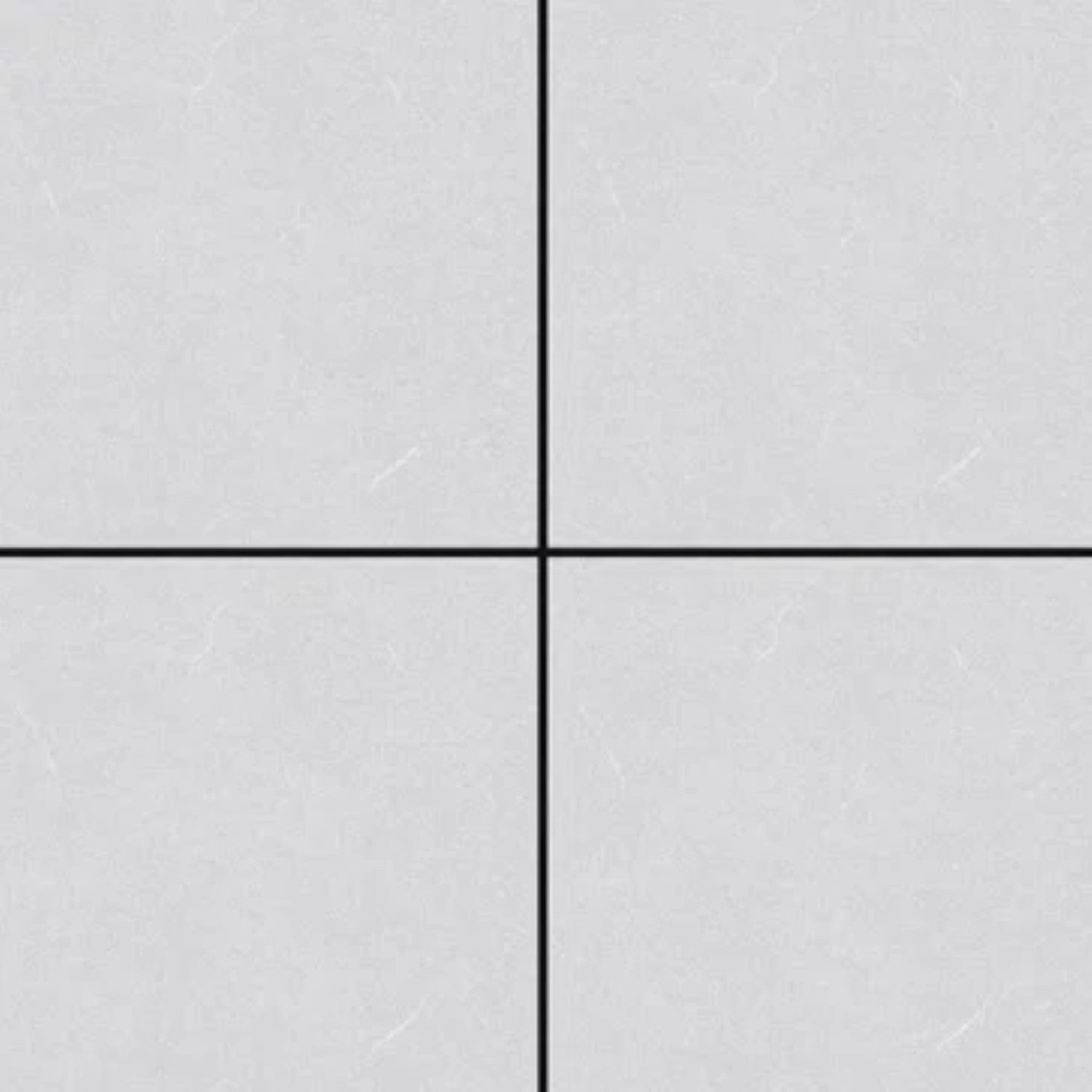 50075 Marble Ceramic Tile 24x24 Inch, featuring elegant white marble patterns with subtle gray veining, ideal for sophisticated and durable flooring or wall applications.
