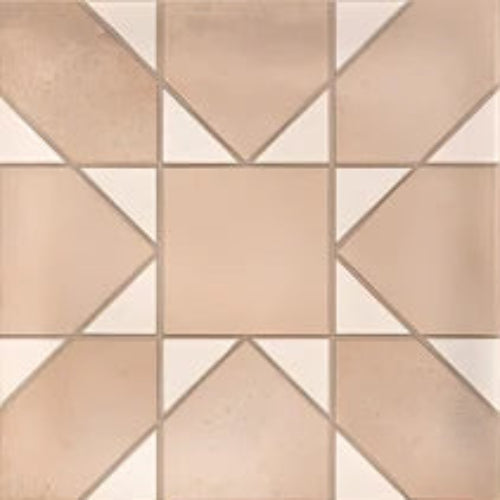 501-MN ceramic wall tile in 12 inch by 12 inch size featuring a glossy surface with deep punched texture, printed detailing, and subtle highlighter effects, installed on an interior wall to create a refined and visually rich decorative finish