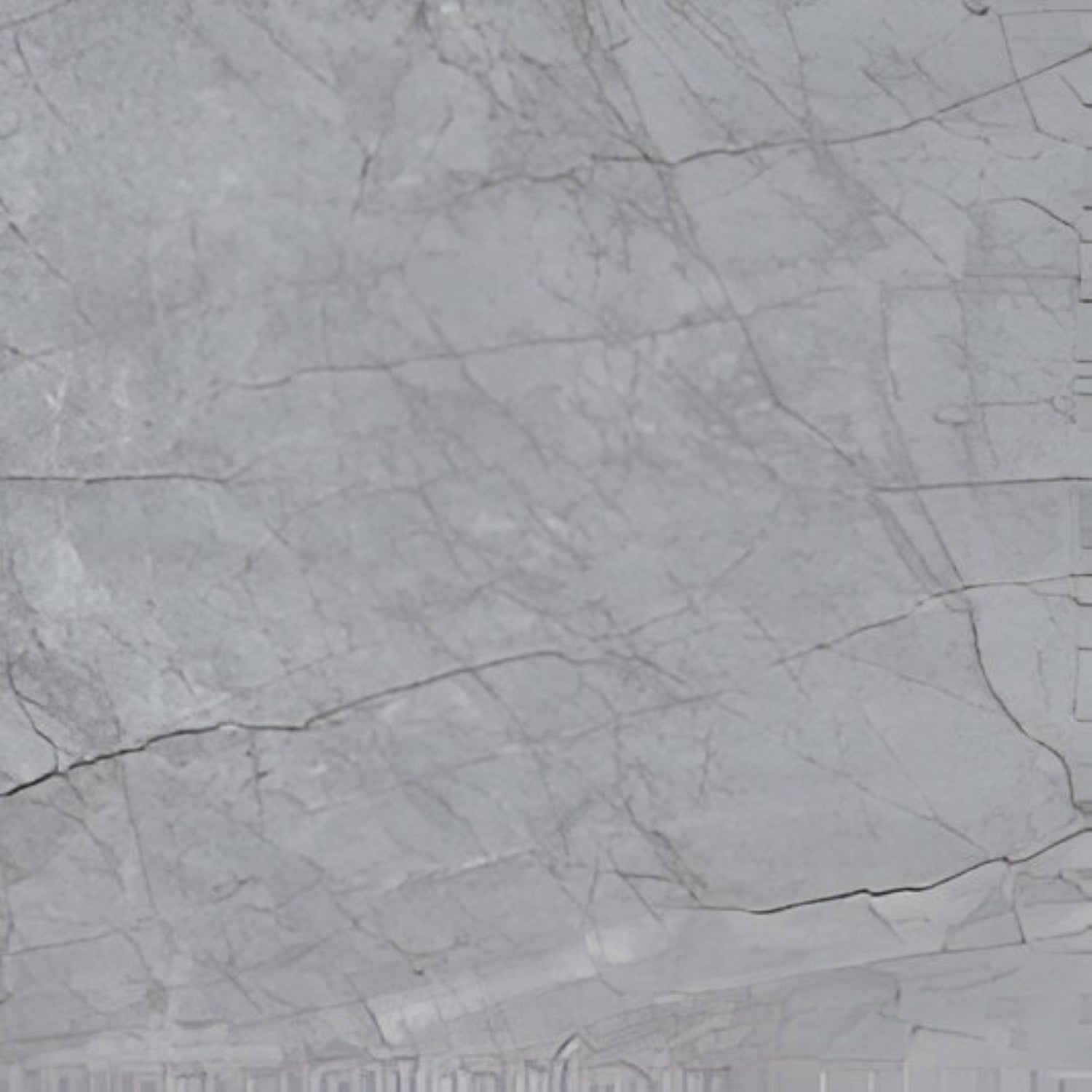 50255 Marble Ceramic Tile 24x24 Inch, featuring smooth white marble tones with subtle gray veining, perfect for elegant and durable flooring or wall applications.
