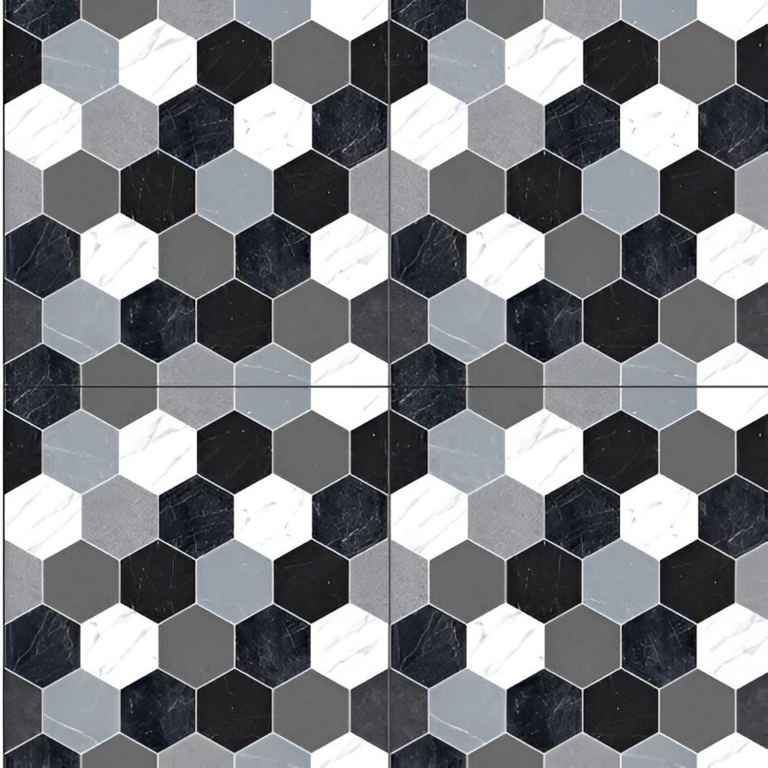 5053 Vitrified Tile – 20×20 inch square vitrified floor tile featuring a subtle mid-gray marble-like pattern with light veining, offering a polished, natural stone appearance for modern indoor flooring.