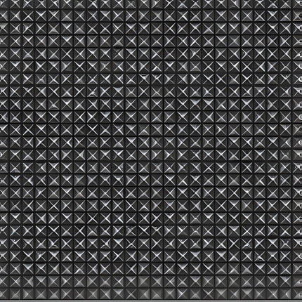 508-MN ceramic wall tile in 12 inch by 12 inch size featuring a glossy surface with deep punched embossed texture, designed for elegant interior wall applications in living rooms, bathrooms, and decorative spaces.