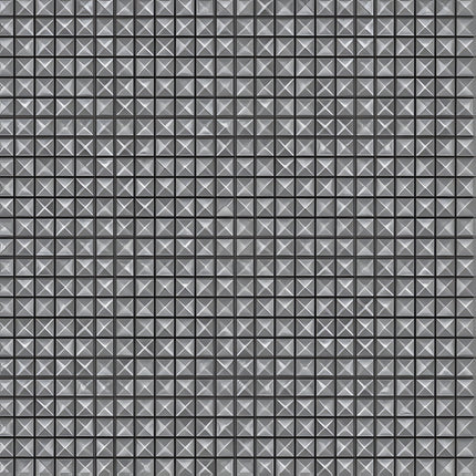 510-MN ceramic wall tile in 12x12 inch size featuring deep punched and embossed surface texture, installed on an interior wall creating a bright, elegant, and dimensional decorative finish for modern spaces.