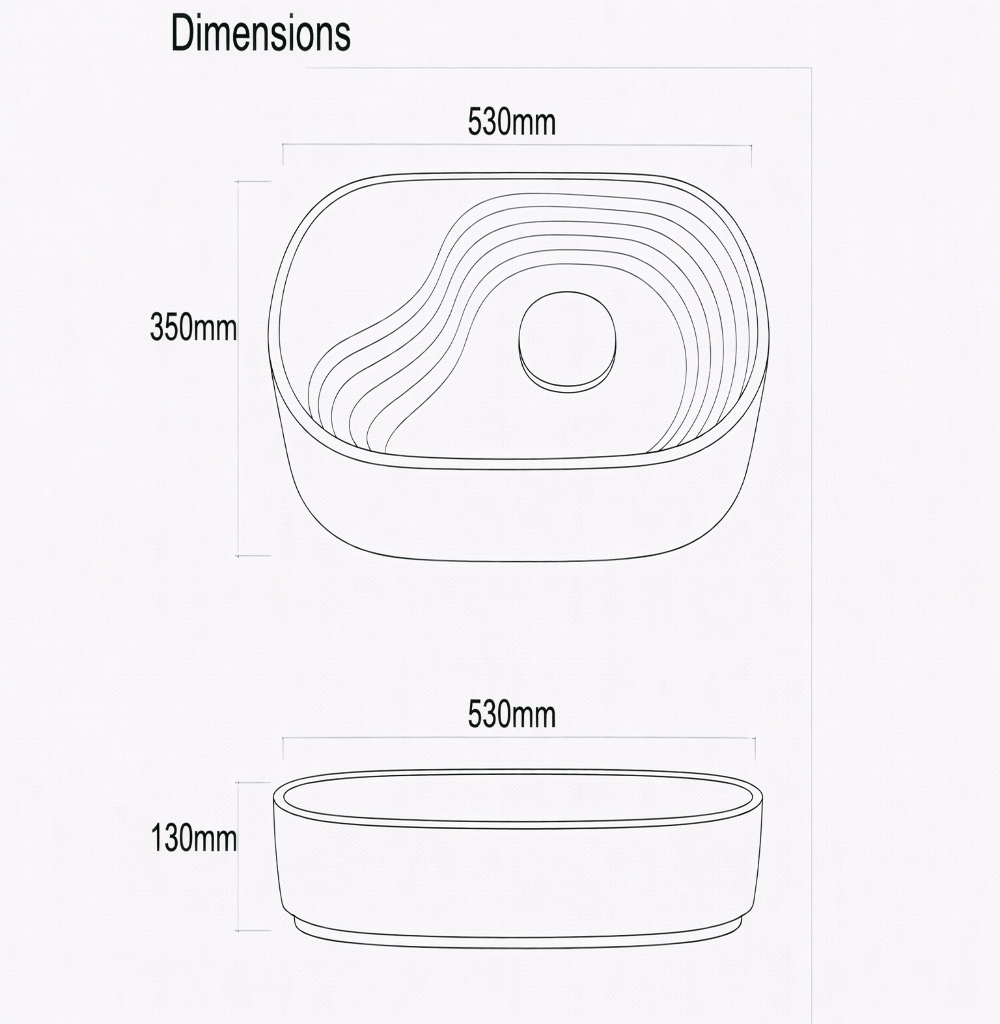 530mmx130mm