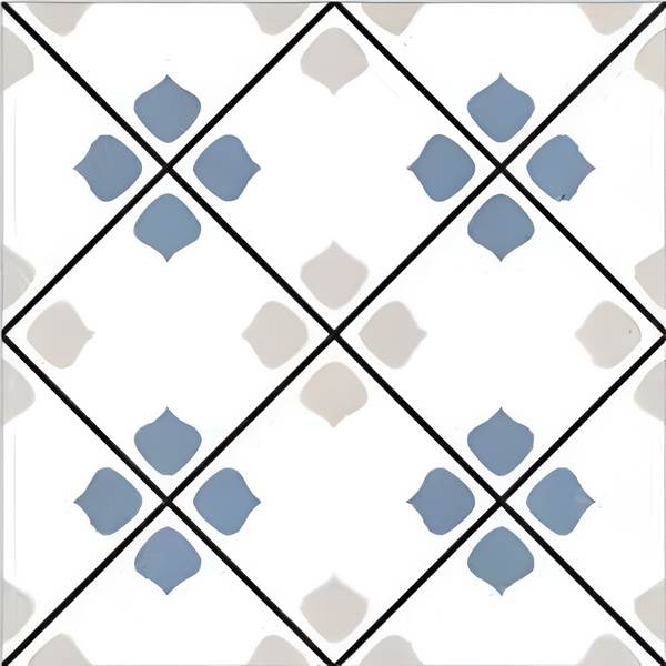 534 Decor Moroccan Vitrified Tile 12 Inch x 12 Inch