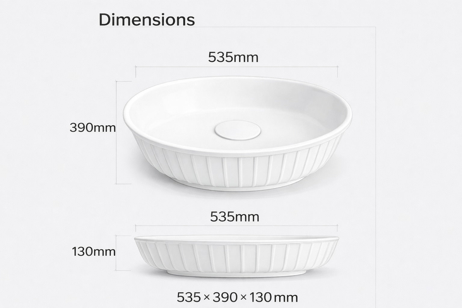 535mmx130mm