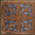 6004 Decor Vitrified Tile 20x20 Inch – Elegant vitrified tile featuring a circular floral pattern in earthy tones, perfect for adding a traditional touch to floors or walls.