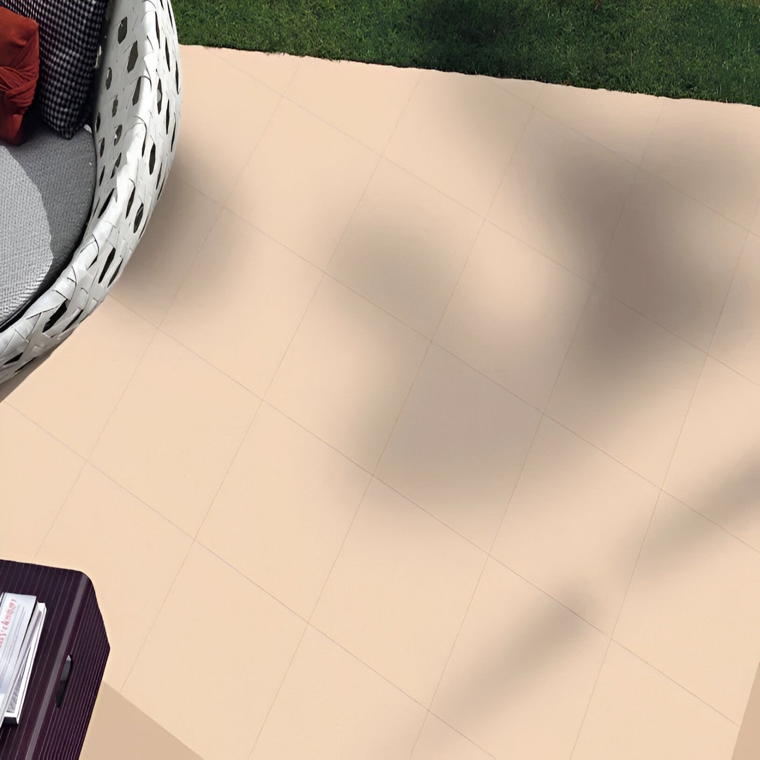 "6151 Plain Vitrified Tile 16x16 inch with neutral tones, smooth matte finish, and durable surface, ideal for contemporary flooring and wall applications."
