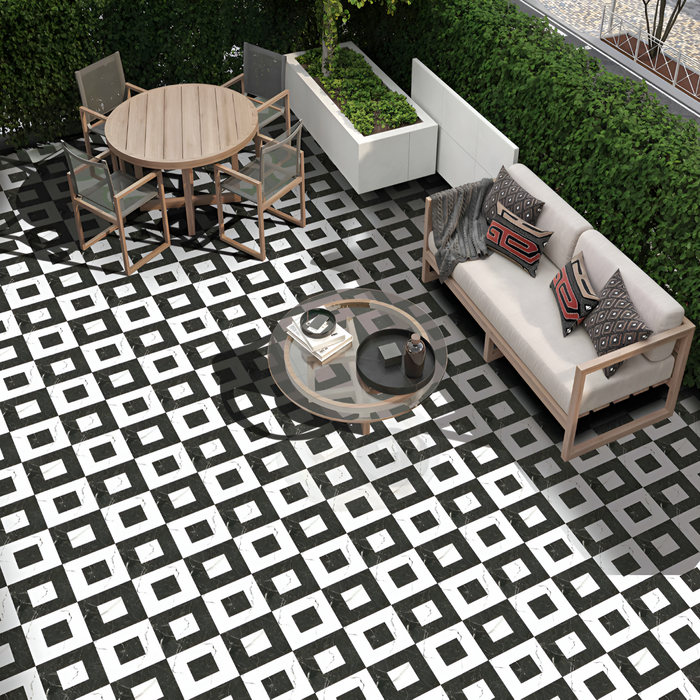 Classic Black & White Moroccan Bathroom Inspiration