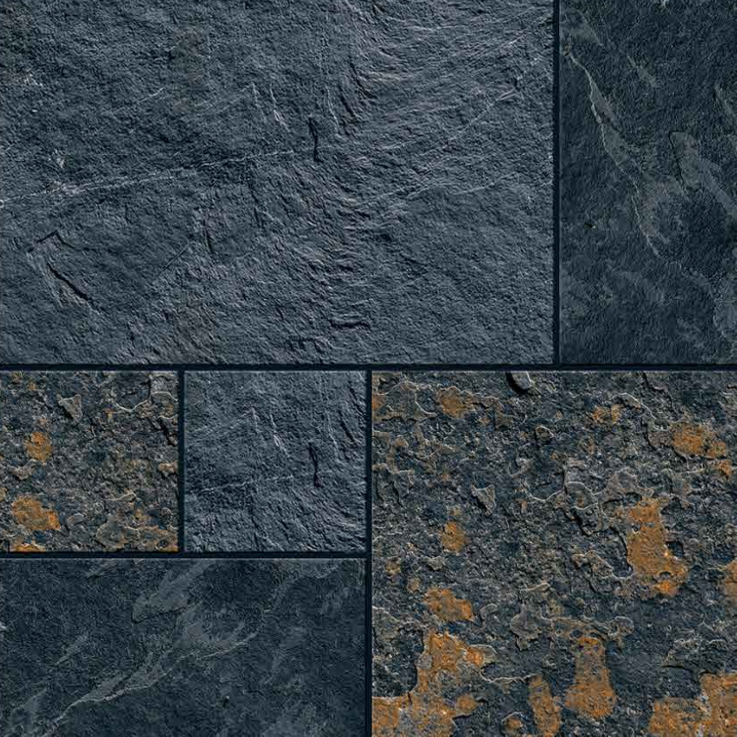 6450 Rustic Vitrified Tile 16x16 inch with a matt finish, featuring a natural rustic texture in earthy tones, durable and scratch-resistant surface, ideal for traditional and contemporary floors and walls.
