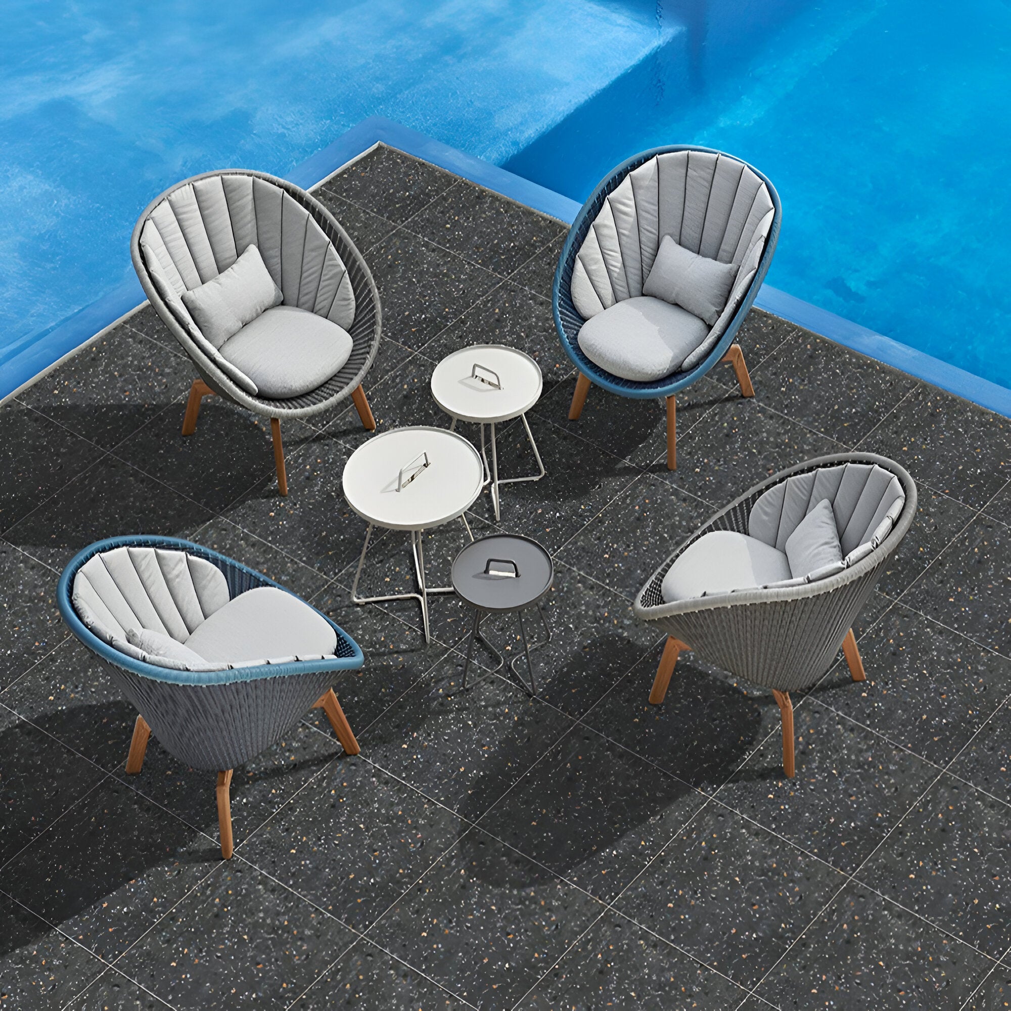 8126 terrazzo vitrified floor tile in 16×16 inch size featuring a terrazzo-inspired pattern with a smooth matte surface, designed for modern residential and commercial interiors, suitable for living rooms, offices, and stylish floor applications with durable vitrified construction.