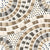 8280 Moroccan vitrified floor tile in 16 x 16 inch format, featuring an intricate printed Moroccan and Rangoli-inspired pattern with symmetrical decorative motifs, a smooth matt surface texture, and a refined handcrafted appearance suitable for elegant interior flooring designs.