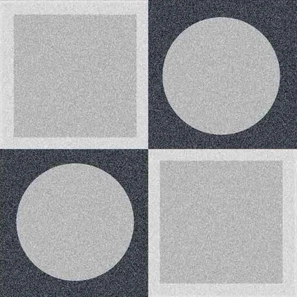 9117 Moroccan Vitrified Tile – 16x16 inch vitrified tile featuring intricate Moroccan patterns in soft blue and neutral tones with detailed geometric and floral designs.