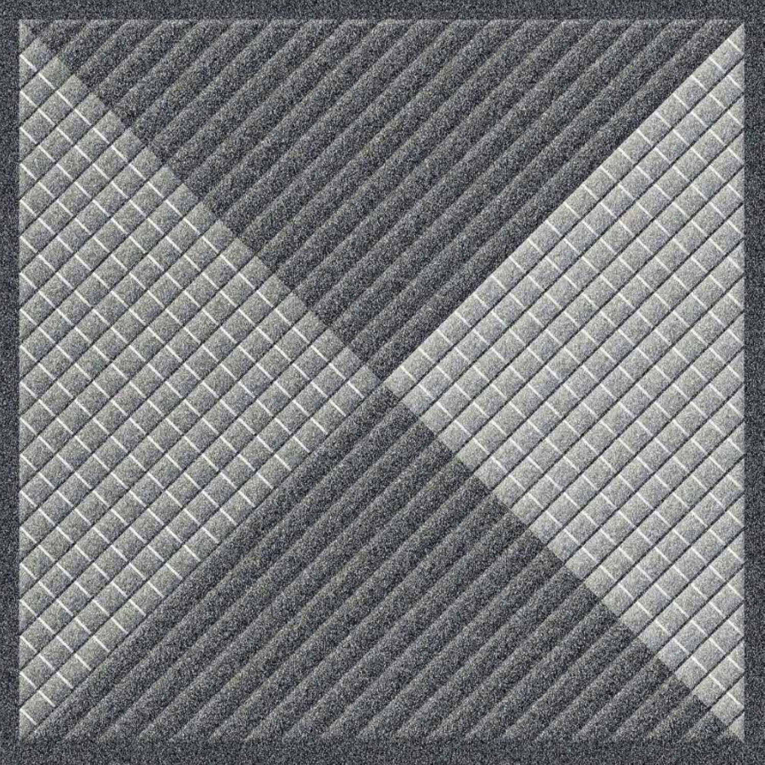 9140 Moroccan Vitrified Tile – 16x16 inch vitrified tile featuring classic Moroccan motifs in muted gray and beige tones with intricate geometric and floral detailing.