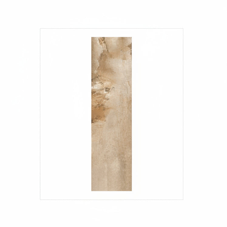 Akron Beige Wooden Plank Vitrified Floor Tile 8x48 Inch in matt finish, showing detailed natural wood grain texture and beige wooden plank design for interior home or commercial flooring applications.
